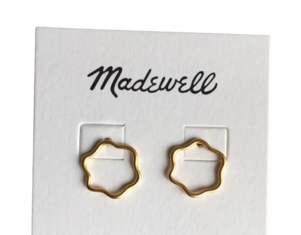 Madewell Wavy Hoop Earrings